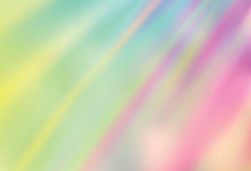 Light Green, Red vector blurred bright pattern.