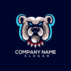 bulldog logo vector inspiration