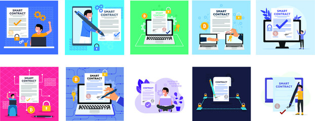 Group of Flat Smart Contract