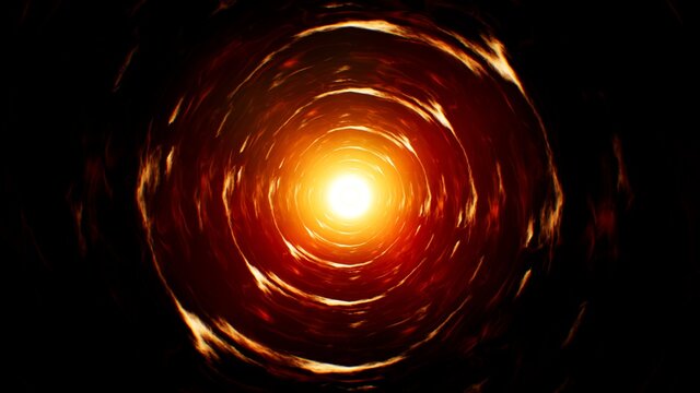Glowing Red Spiral Energy Background