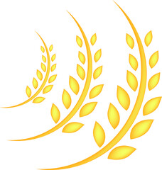 Agriculture wheat Logo. wheat Logo Template vector icon design. 