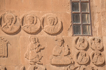 Detail of St. George at the Church of the Holy Cross