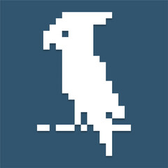 parrot pixel art