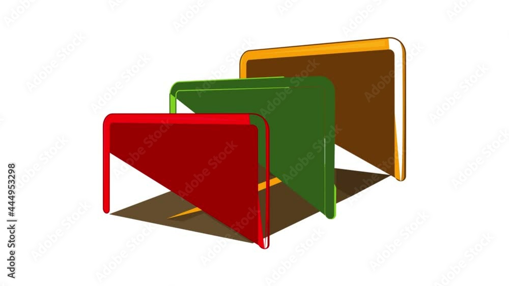 Poster running with obstacles icon animation cartoon best object isolated on white background