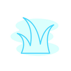 Illustration Vector Graphic of Grass icon
