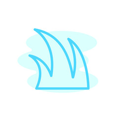 Illustration Vector Graphic of Grass icon