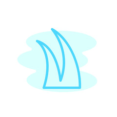 Illustration Vector Graphic of Grass icon