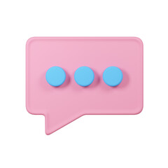 Chat icon isolated on white.