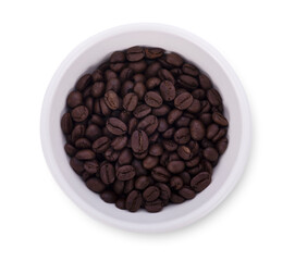 coffee beans isolated on white background