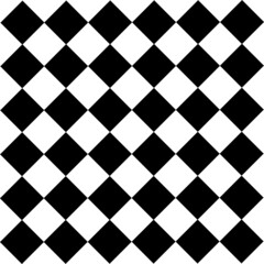 Black Square pattern isolated on white background.
