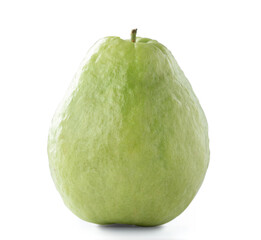 Beautiful guava fruit isolated on white background.
