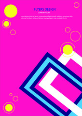 
Geometric pattern background texture for poster cover design. Minimal color gradient banner template. Modern vector wave shape for brochure, poster, website, banner