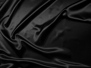 Black cloth texture background