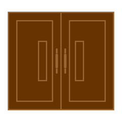 doors icon set vector sign symbol