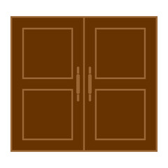 doors icon set vector sign symbol