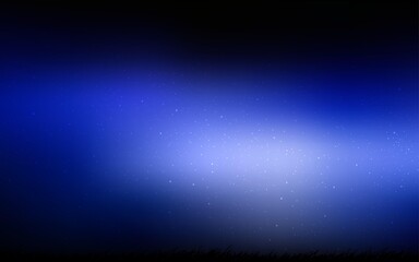 Dark BLUE vector texture with milky way stars.