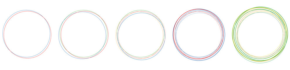 CERCLE ENCADREMENT COULEUR modifiable