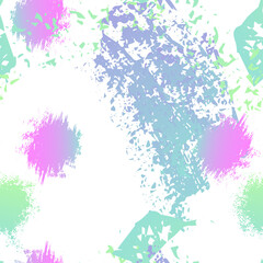 Splash Seamless Pattern. Fashion Concept.