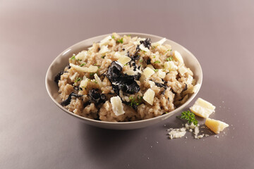 risotto with mushroom and parmesan