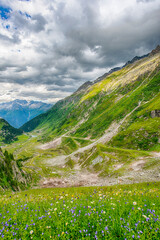 Naklejka premium Grand Tour of Switzerland - Göschneralp
