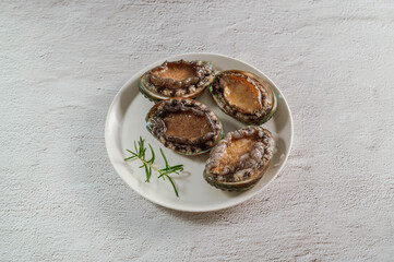 Fresh seafood abalone from the sea