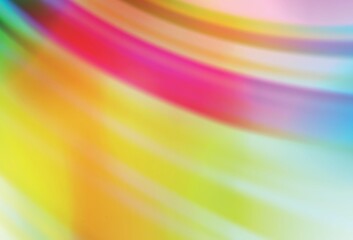 Light Multicolor vector blurred bright texture.