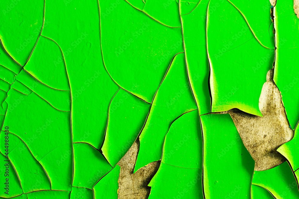 Poster wall with paint in cracks. background for design. grunge texture