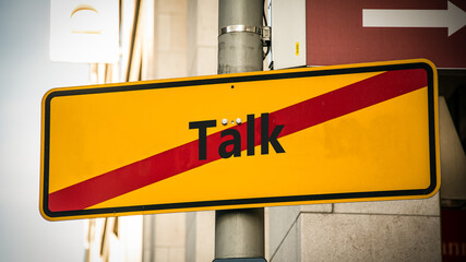 Street Sign to Doing versus Talk