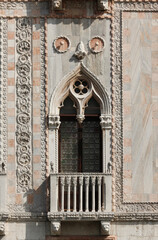 Italien/Venedig: Detail der Fassade vom Palazzo Ca`d´Oro