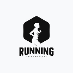 Run Logo Design vector logo design