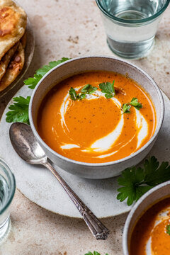 Creamy Tomato Soup in a bowl