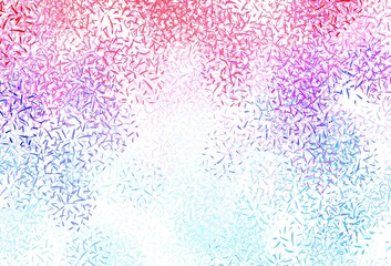 Light Blue, Red vector background with stright stripes.