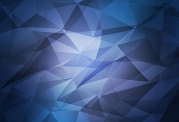 Fototapeta premium Dark Purple vector low poly texture.
