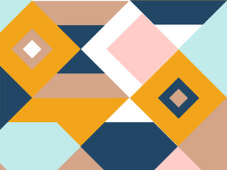 Abstract memphis background vector. Modern minimal style wallpaper with colorful geometric shapes, Memphis concept, abstract line art. Vector background for cover, banner, poster, web and packaging