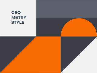 Obraz premium Set of abstract flat mosaic Memphis background templates. Modern geometric vector illustration for website and banner background, presentation template, marketing and business material.