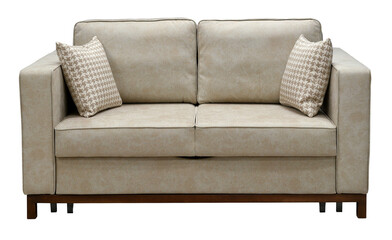 Sofa isolated on white background. Including clipping path