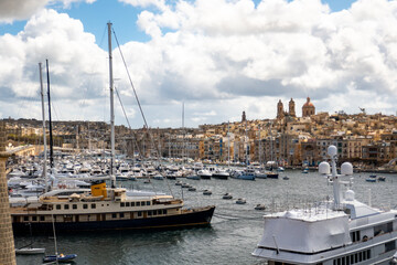 port of Valletta in Malta