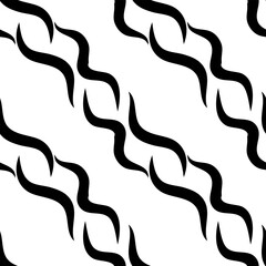 Zebra Stripes black and white pattern.Seamless