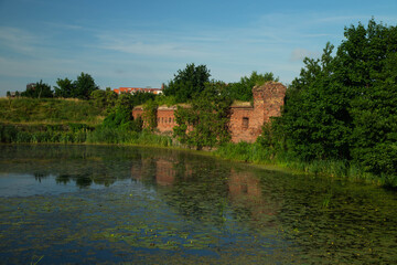 Fototapeta na wymiar Bison bastion in Gdańsk