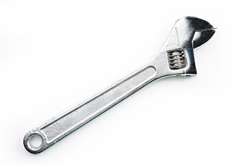 Set of tools over a wood panel. Collection of vintage tools.