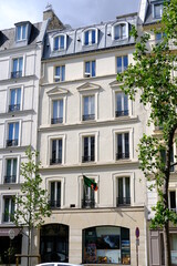 Fototapeta na wymiar The embassy of Zambia in Paris. The 6th july 2021, France.