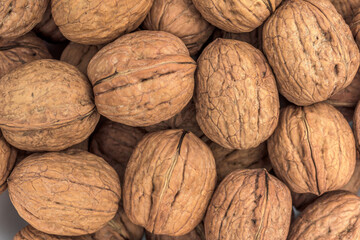 close up of walnuts