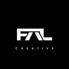 FAL Letter Initial Logo Design Template Vector Illustration