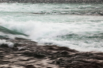 Cascades from the Niagara River in New York.