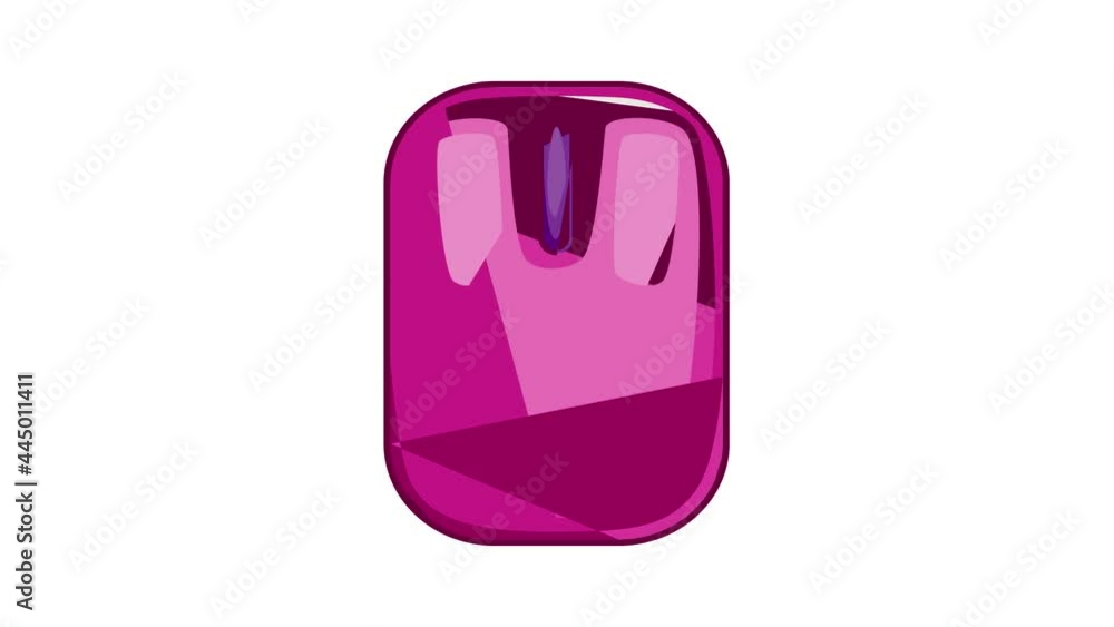 Poster computer mouse icon animation cartoon best object isolated on white background