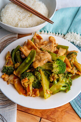 Chinese Hunan Chicken Vegetables