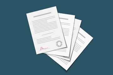  business document file