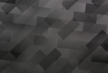 Obraz premium Light Gray vector layout with lines, rectangles.