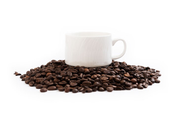 Coffee mug isolated on white background