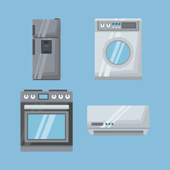 four home appliances